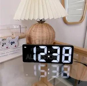 Photo - Digital Alarm Clock Can Be Powered by Battery or Plug