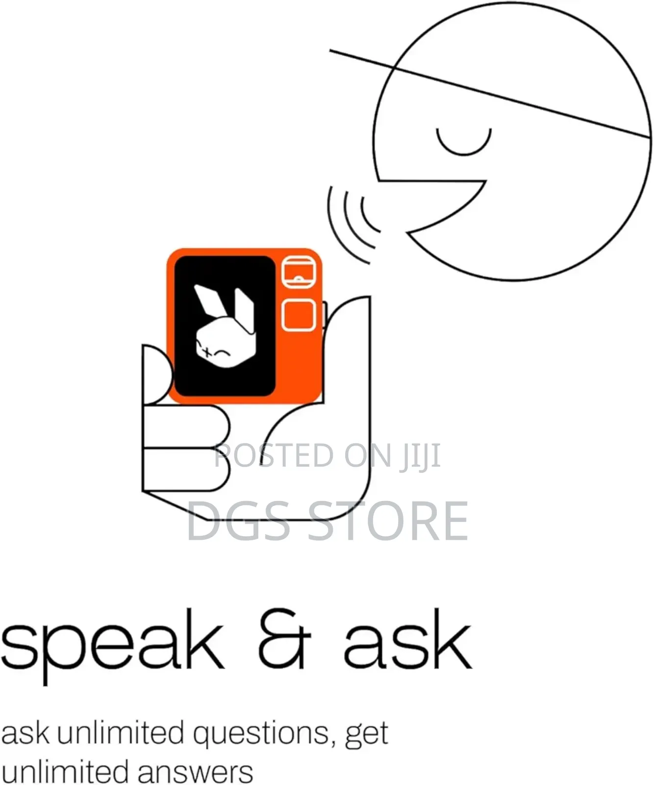 Rabbit R1 Voice Activated A1 Assistant Device