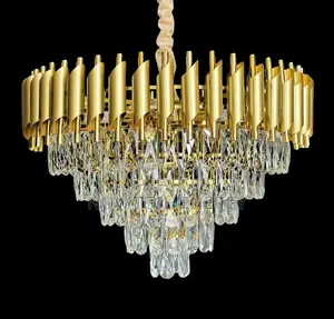 Gold Crystal Chandelier Light