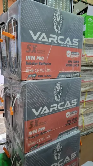 220ah 12v Varcas Tall Tubular Battery Made in India
