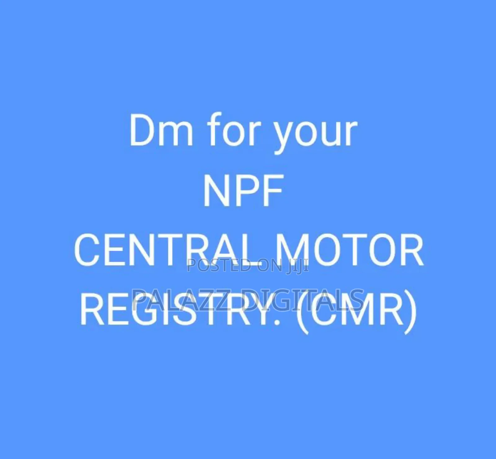 Electronic Central Motor Registry
