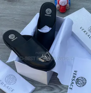 Quality Versace Leather Half Shoe