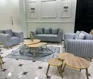 A Full Set of Chairs Two in One Center Table and 3instool