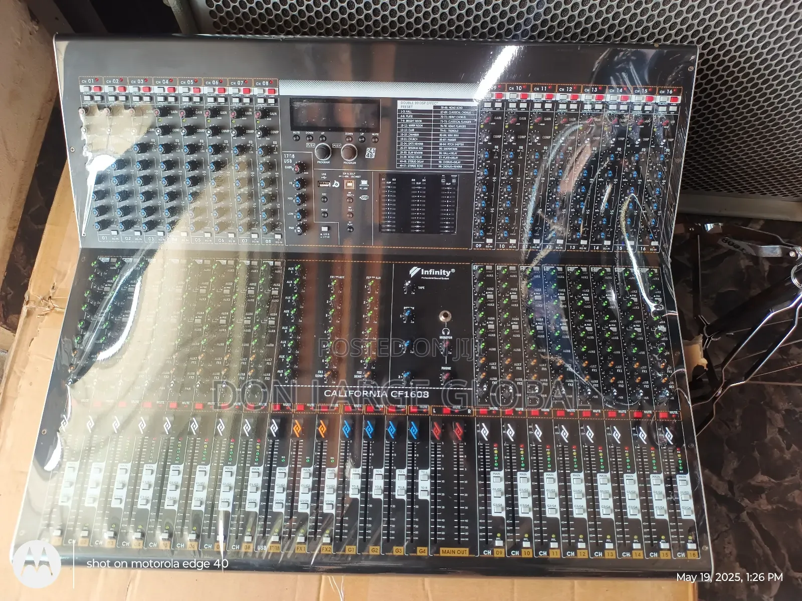 Infinity California 1608 Mixer