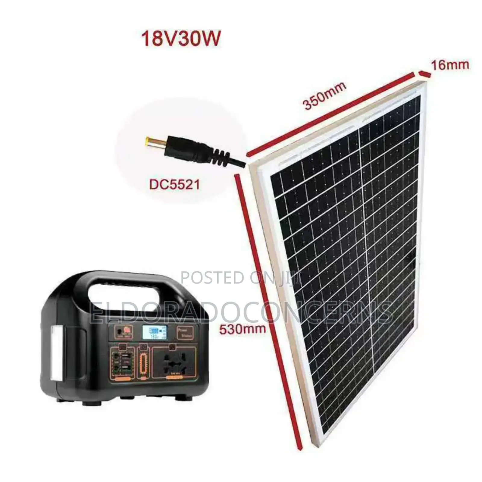 150w Rechargeable Solar Generator + Solar Panel