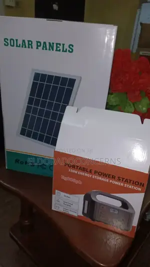 150w Rechargeable Solar Generator + Solar Panel