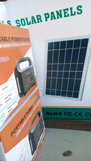 150w Rechargeable Solar Generator + Solar Panel