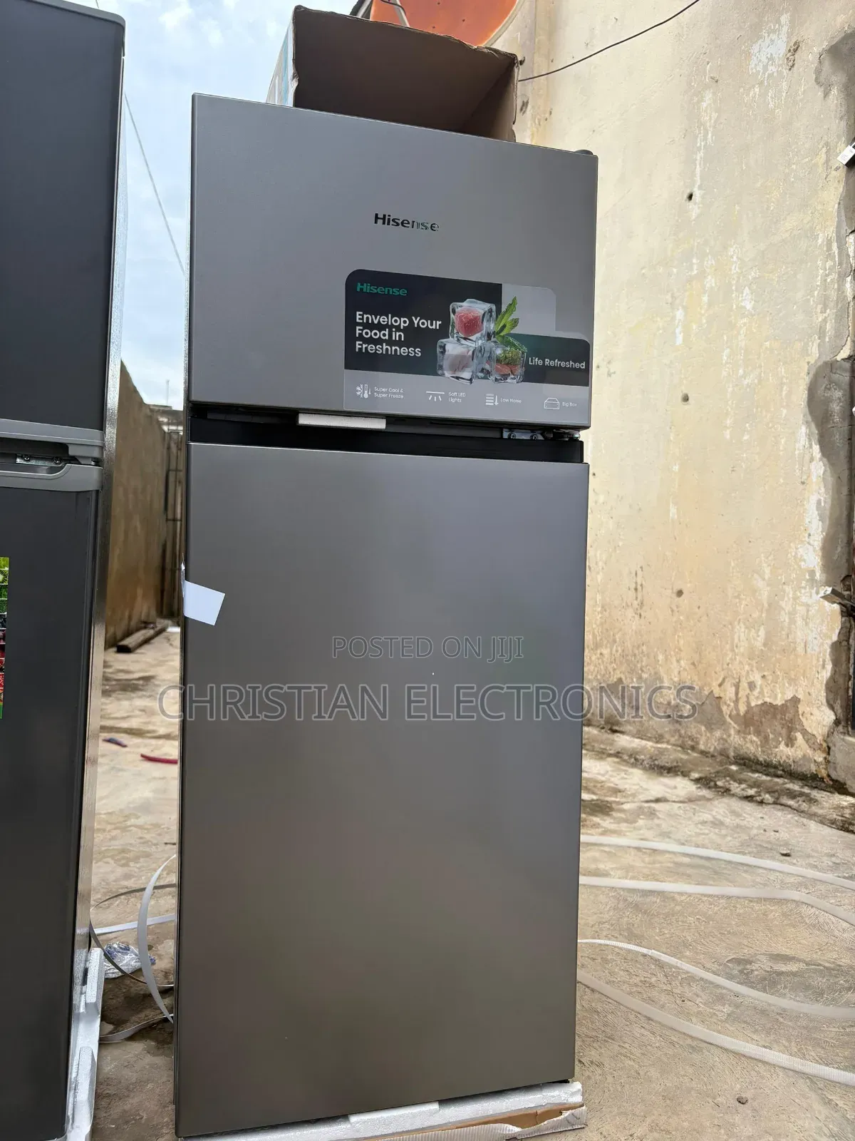Hisense 172dr Double Door Refrigerator Brand New