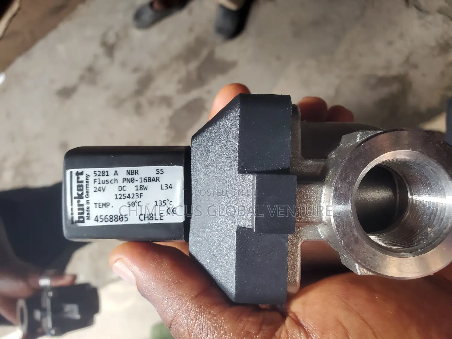 Stainless Burkert Valve