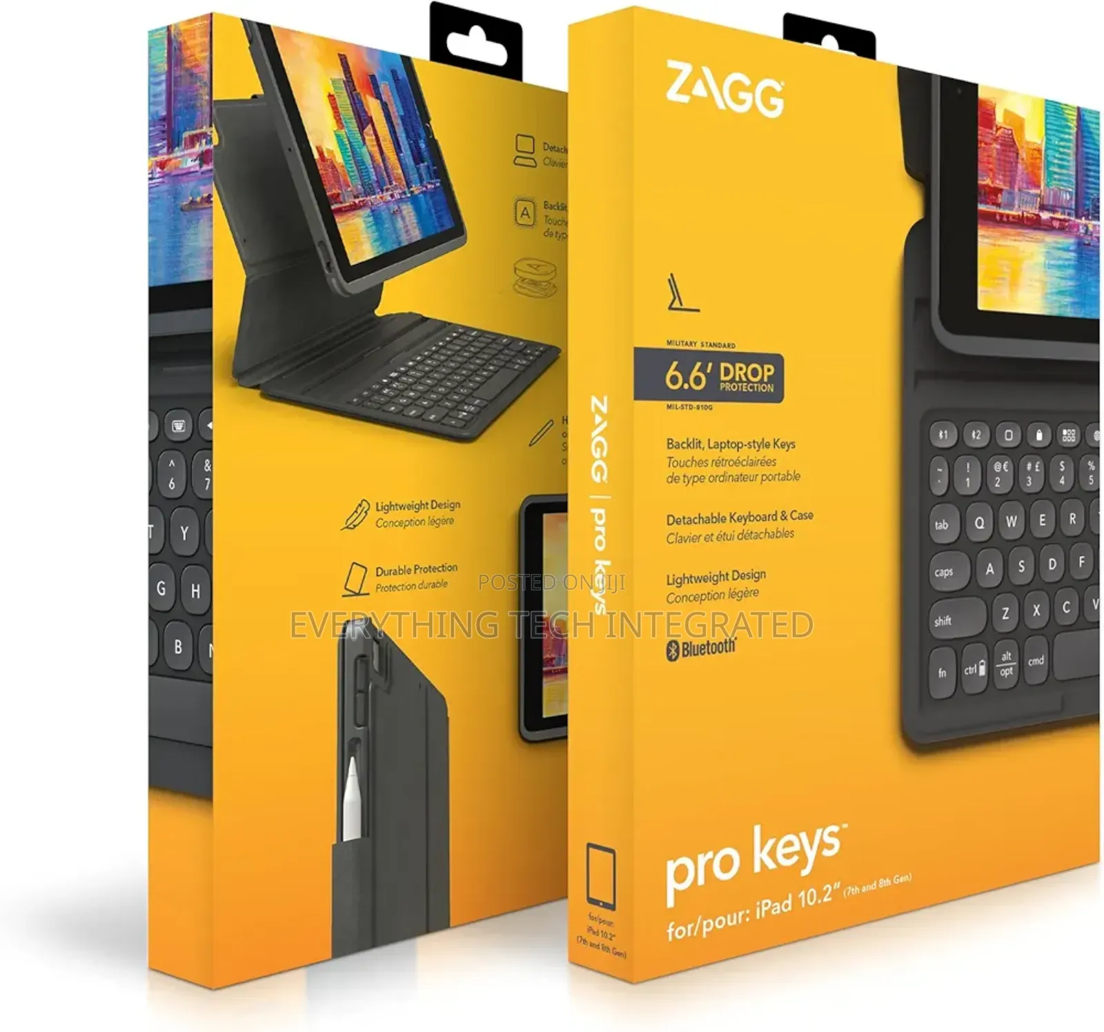 Zagg Pro Keys Keyboard Case Apple iPad 10.2-Inch