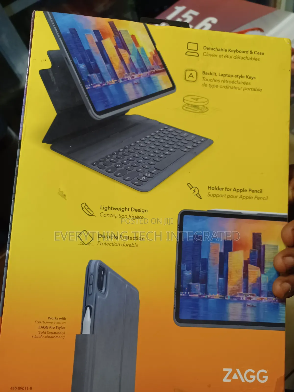 Zagg Pro Keys Keyboard Case Apple iPad 10.2-Inch