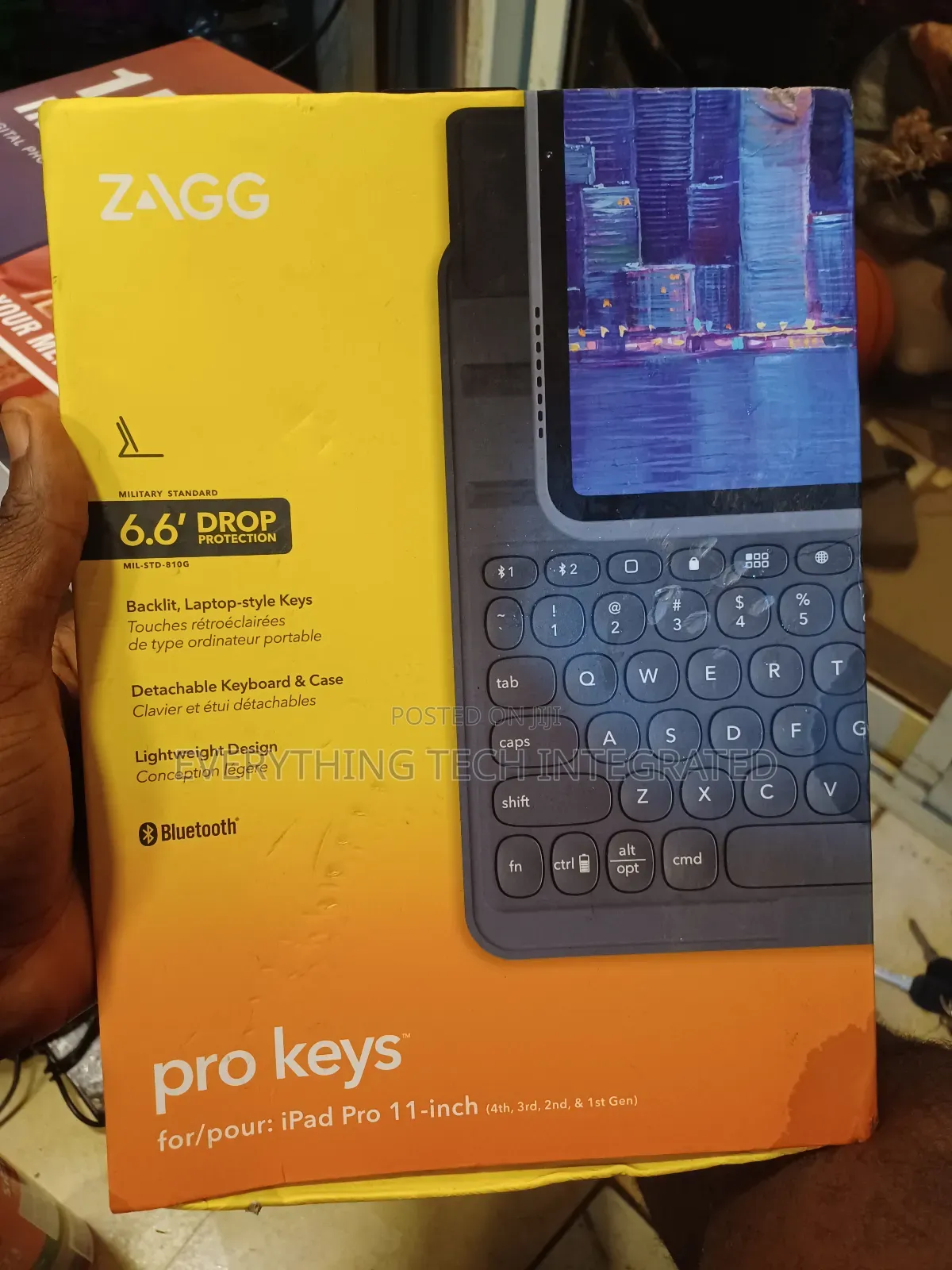 Zagg Pro Keys Keyboard Case Apple iPad 10.2-Inch