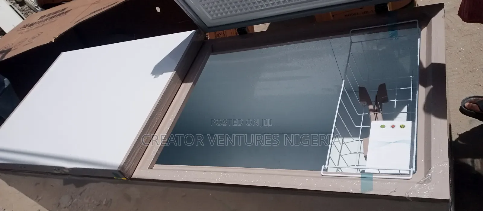 Deep Freezer Industrial Double Door Fast Block Refrigerator