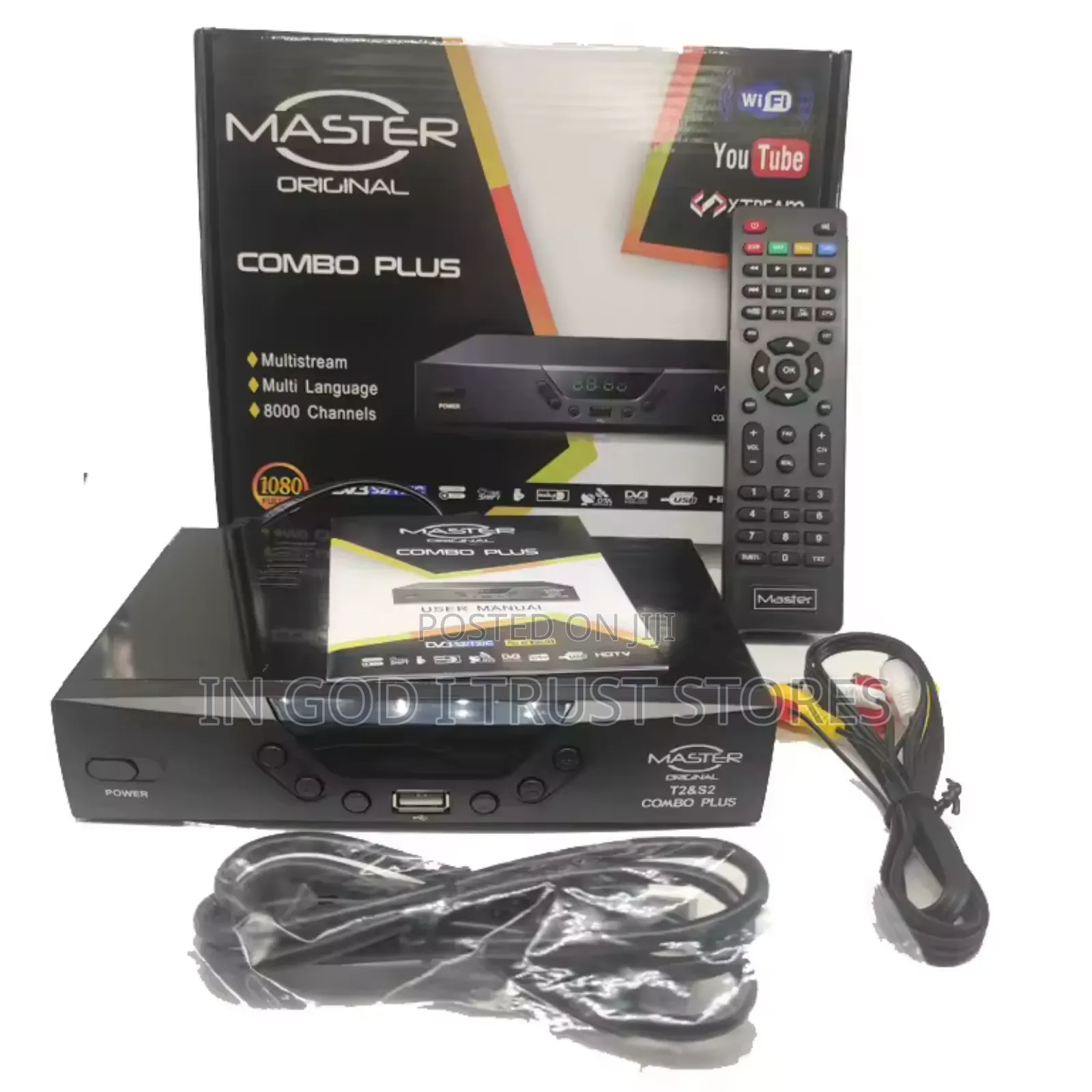 Master DVB T2 S2 Combo Plus Satellite Tv