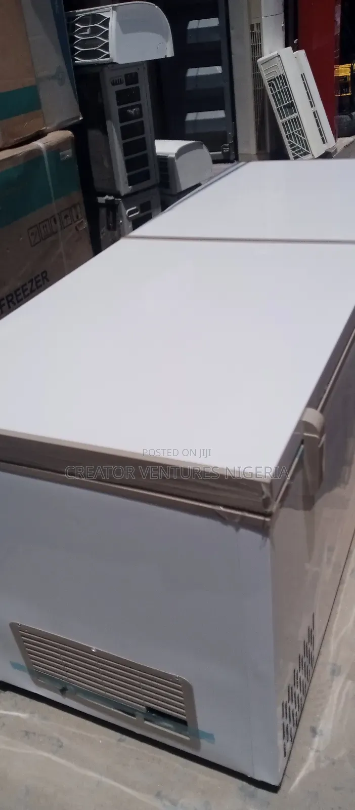 Deep Freezer Industrial Double Door Fast Block Refrigerator
