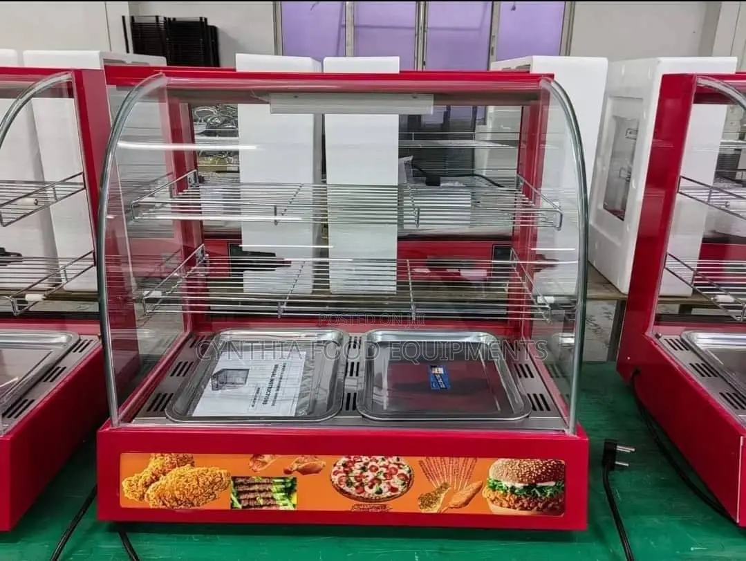 2 Plate Red Snacks Warmer