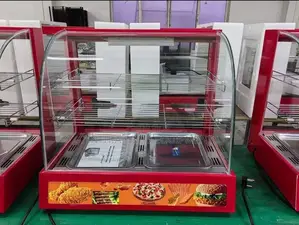 2 Plate Red Snacks Warmer