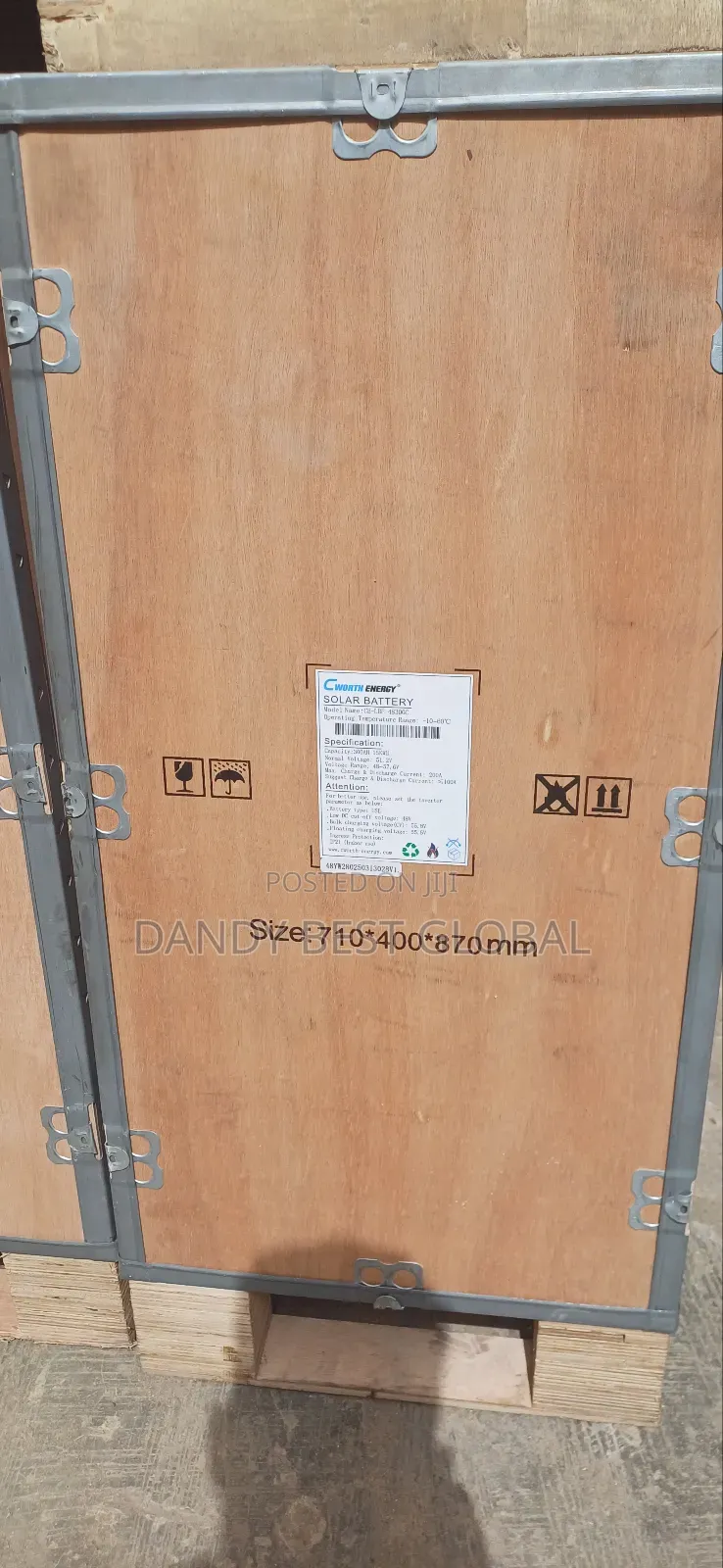 Cworth Solar Lithium Battery