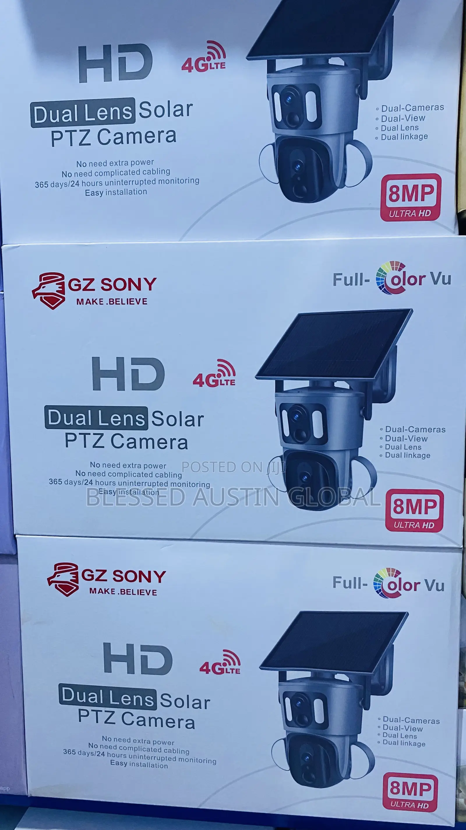 Hd Dual Lens Solar PTZ Camera