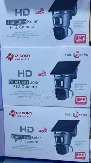 Hd Dual Lens Solar PTZ Camera