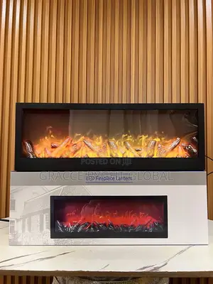 3d Multicolor Electric Led Fireplace Decor 60cm by 20cm