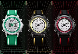 "Sinobi Digital Watch With Alarm, Date Luminous Hands"