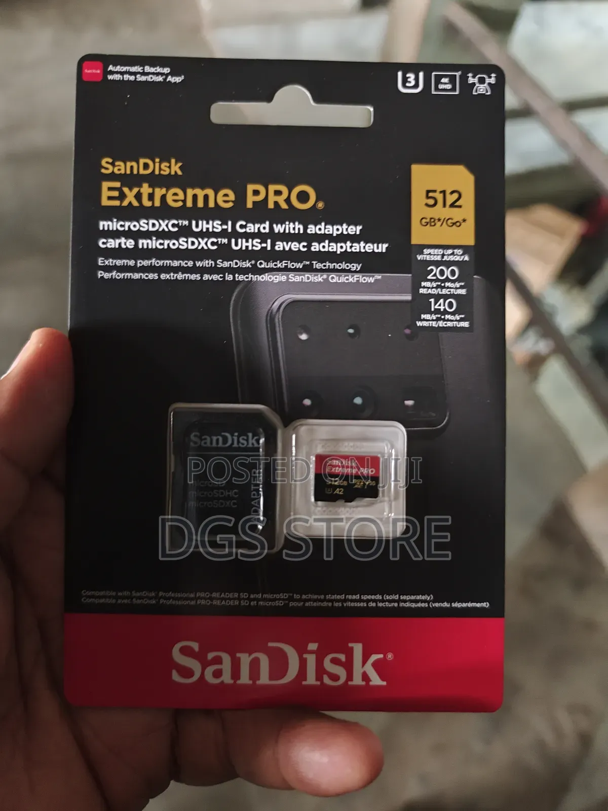 Sandisk Extreme Pro 512gb 200mbs Memory Card