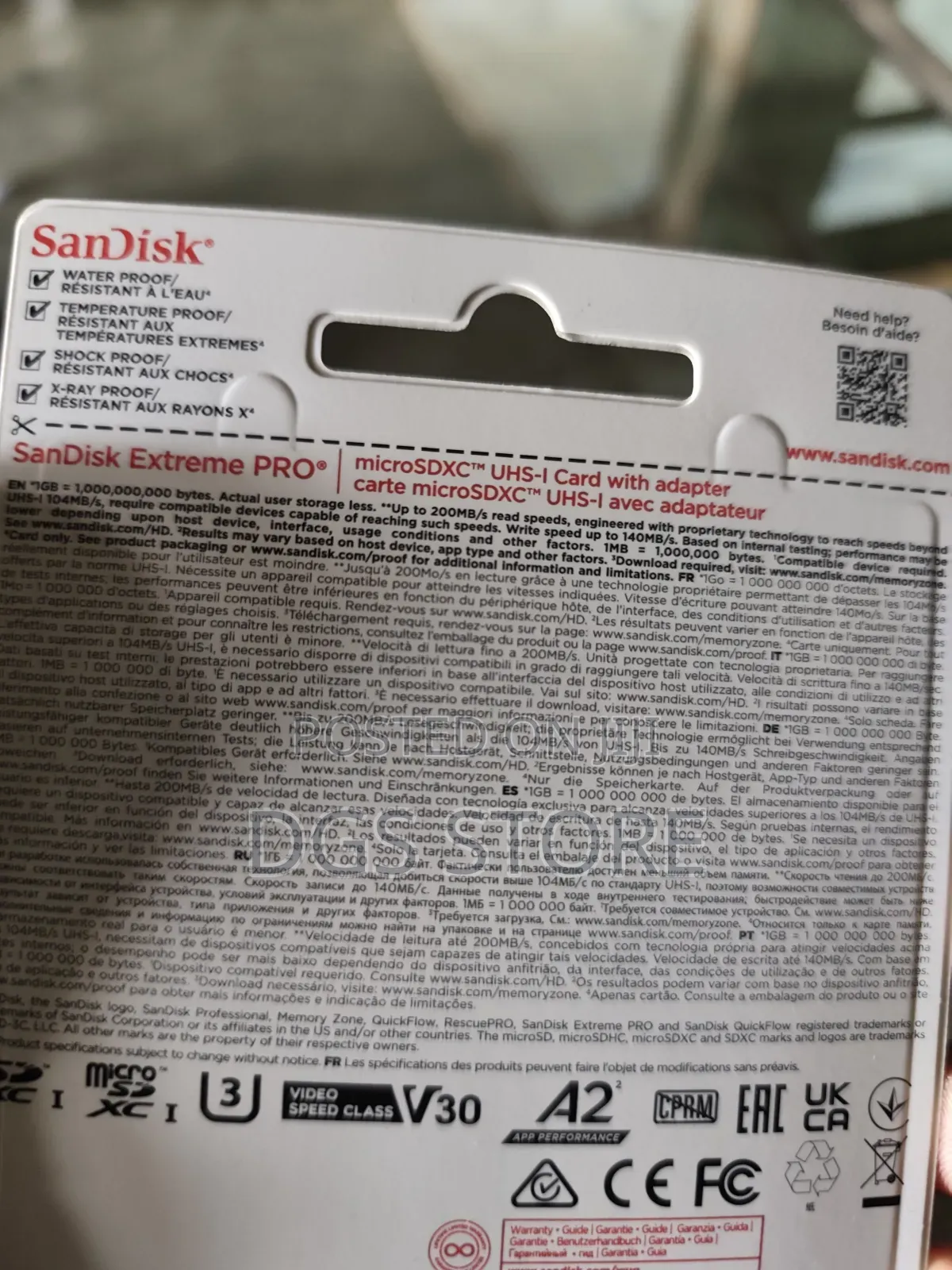 Sandisk Extreme Pro 512gb 200mbs Memory Card