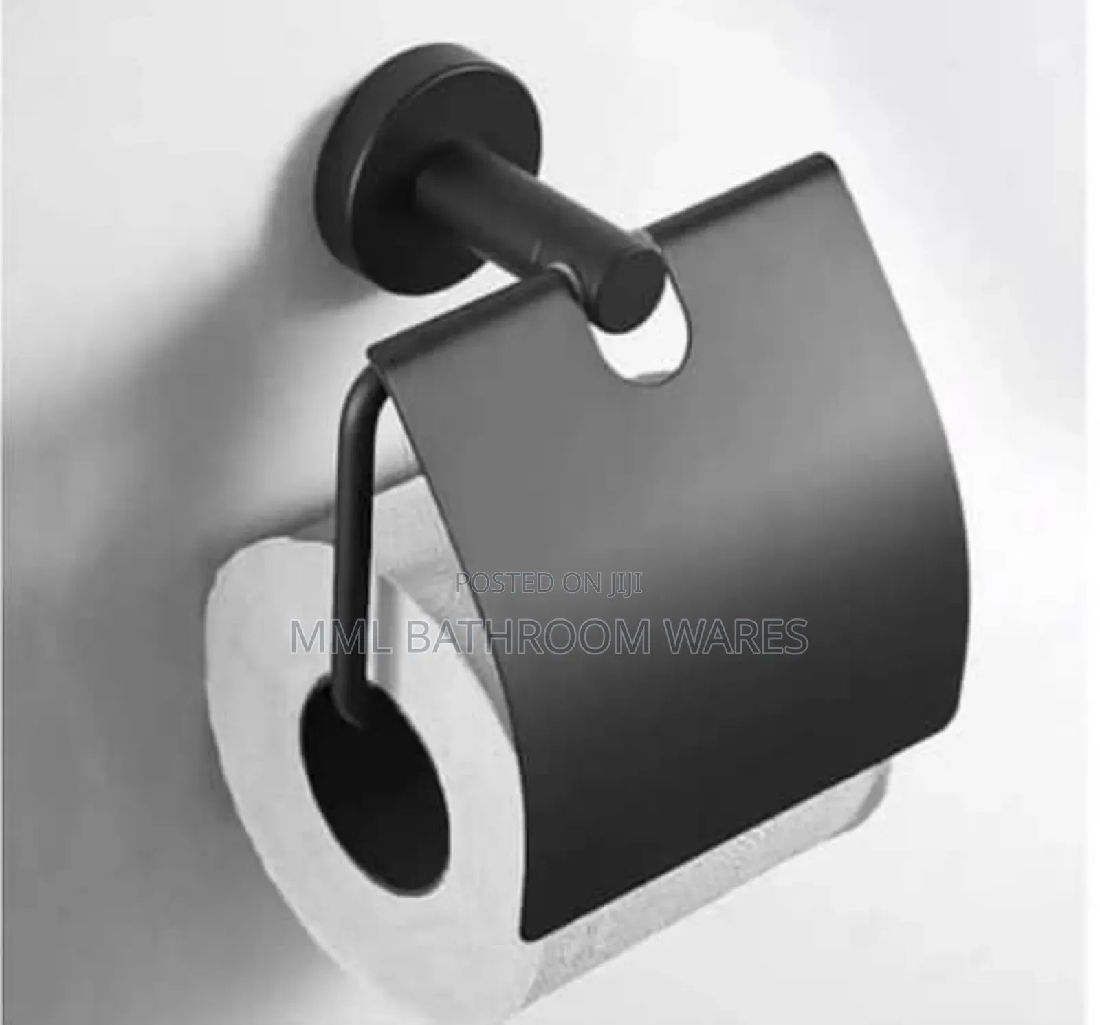Matte Black Tissue Holders With Lid Cover