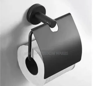 Matte Black Tissue Holders With Lid Cover