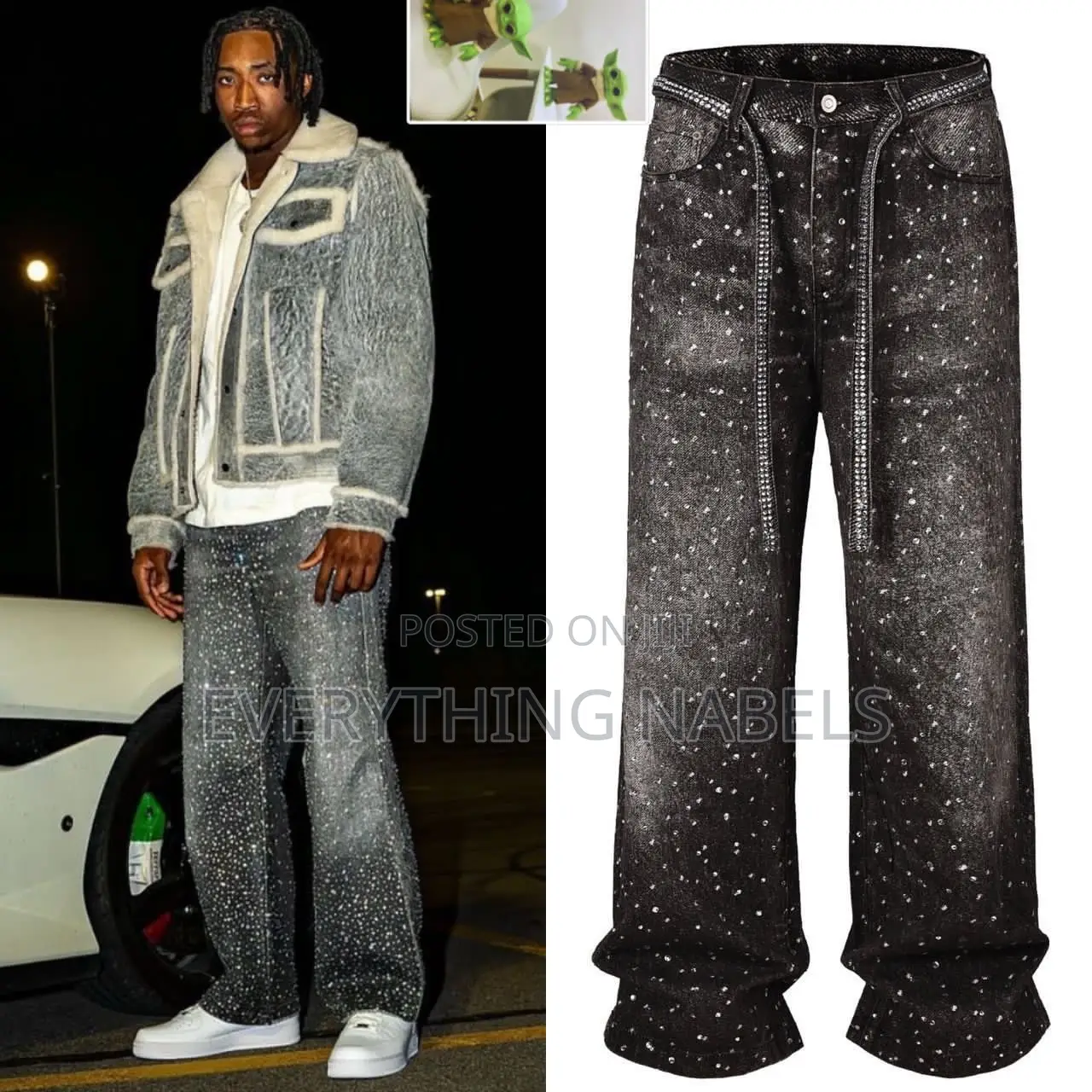 Stoned Jean Trousers