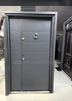 4ft Black Turkish Luxury Security Steel Door