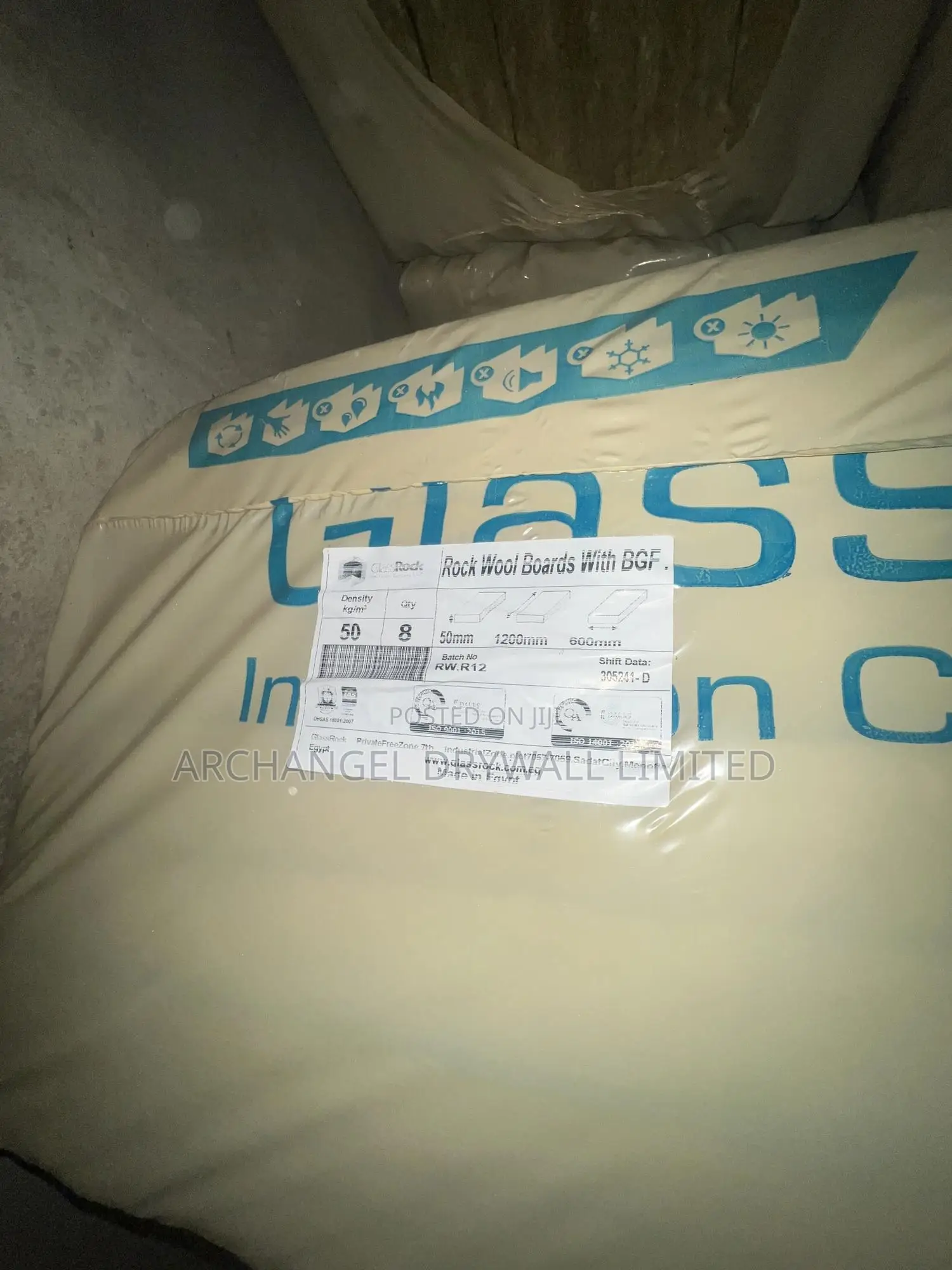 Rockwool Slab 50mm
