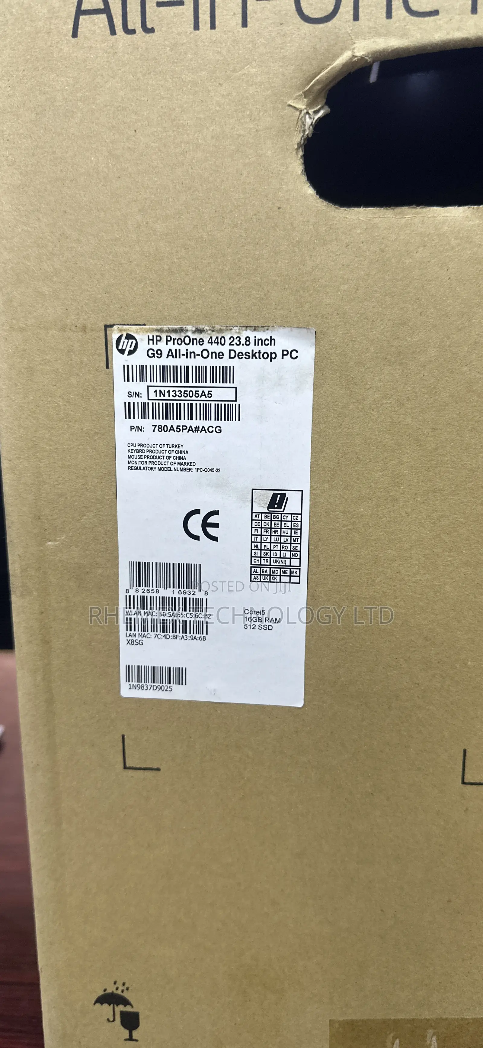 New Desktop Computer HP 16GB Intel Core I5 SSD 512GB