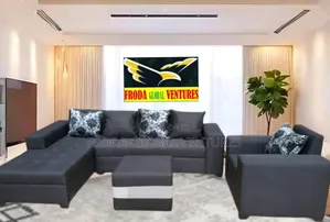 Quality Couch;L-Shape Sofa, Single Chair and Table. Flsblfl3