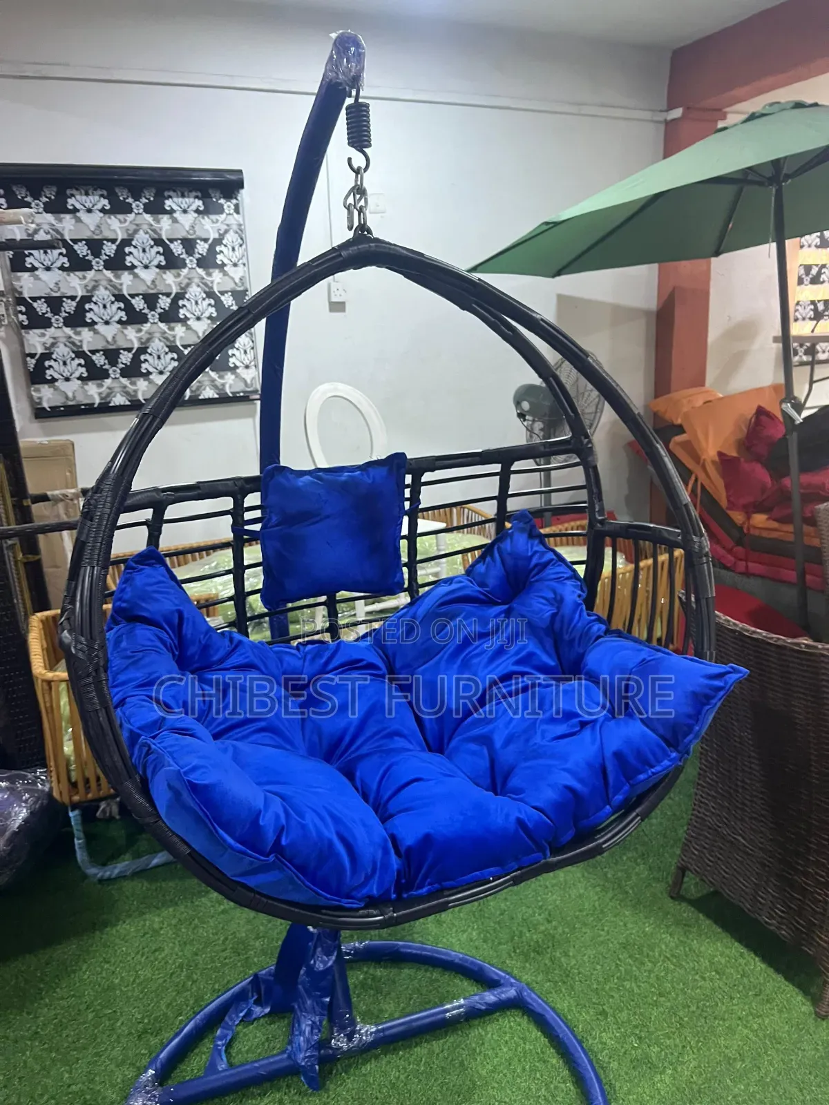 Modernized Swing Chair.