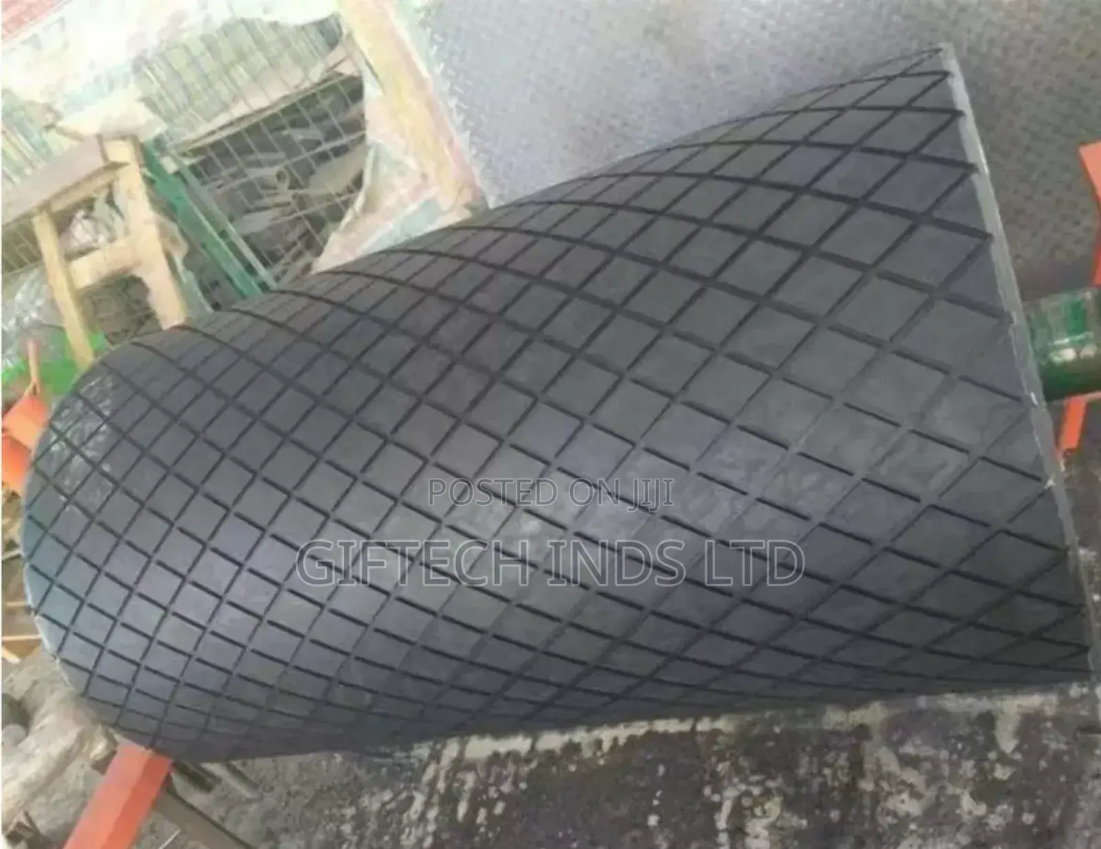 Professional Rubber Lagging/ Rubberize Roller Drum