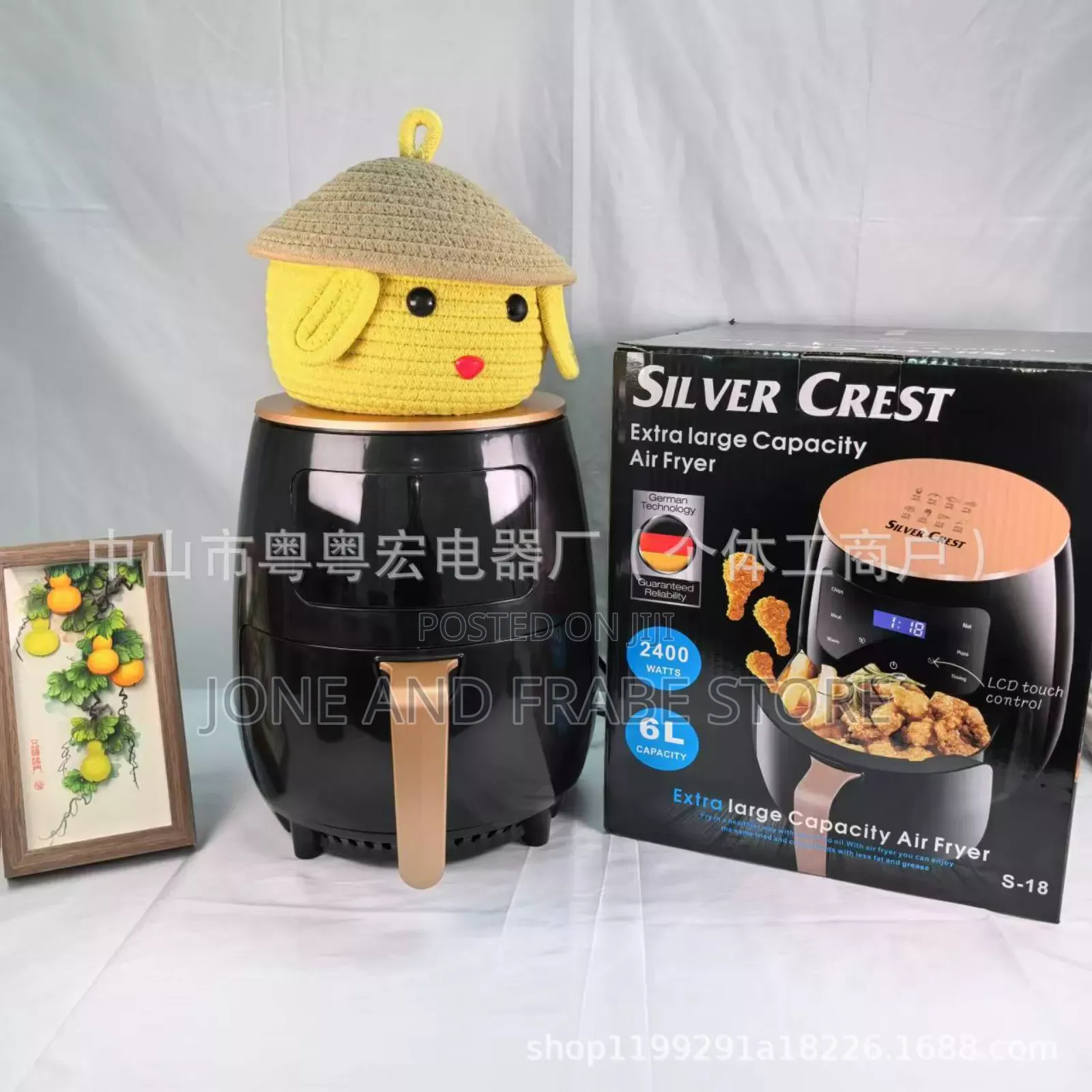 6l Airfryer Silver Crest