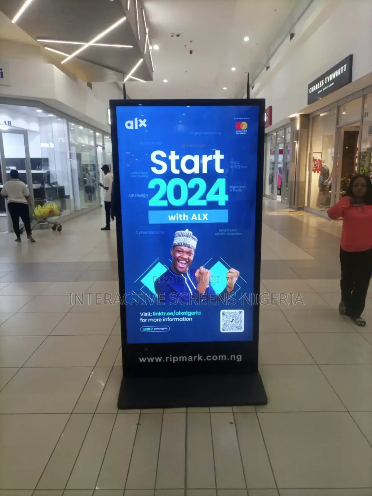 55 Inches Digital Interactive Touch Screen