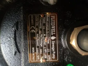 Fluidwell Sewage Pump – 2hp, 65mm Outlet – Made in Italy