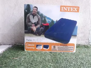 Intex Twin Size Classic Downy Inflatable Air Bed Mattress