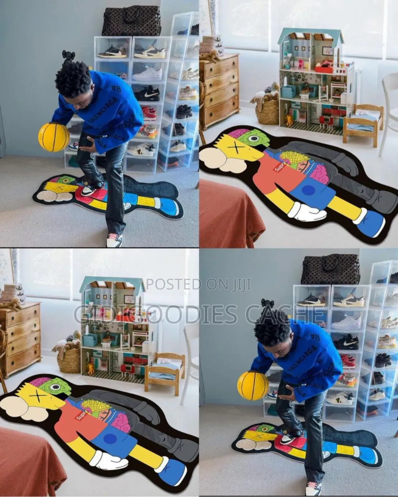 Kaws Hype Beasts Rugs