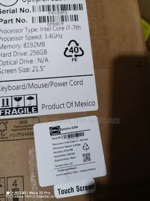 New Desktop Computer Dell OptiPlex 5250 8GB Intel Core I7 SSD 250GB