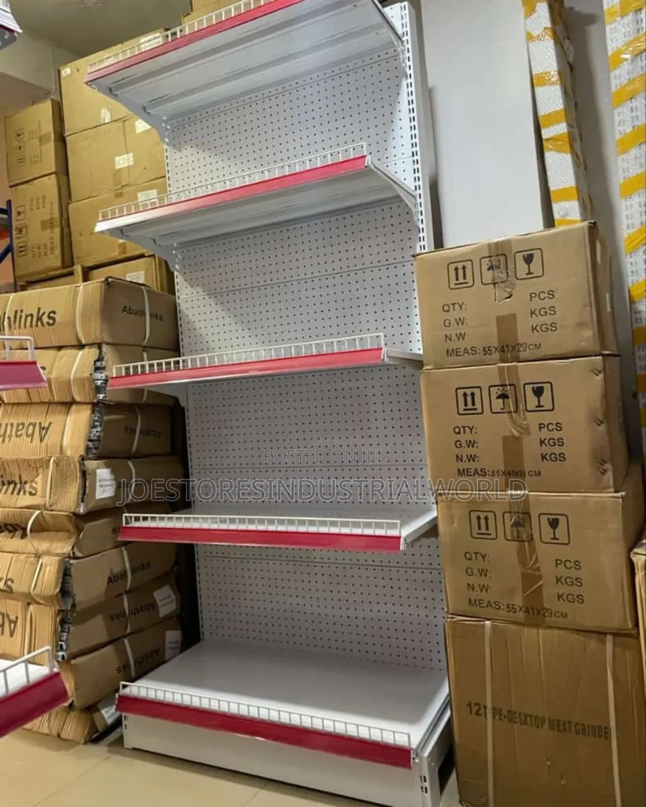 Single Supermarket Shelves