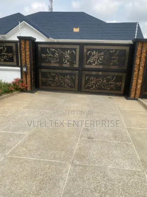 Gate, With Laser Cut Design.