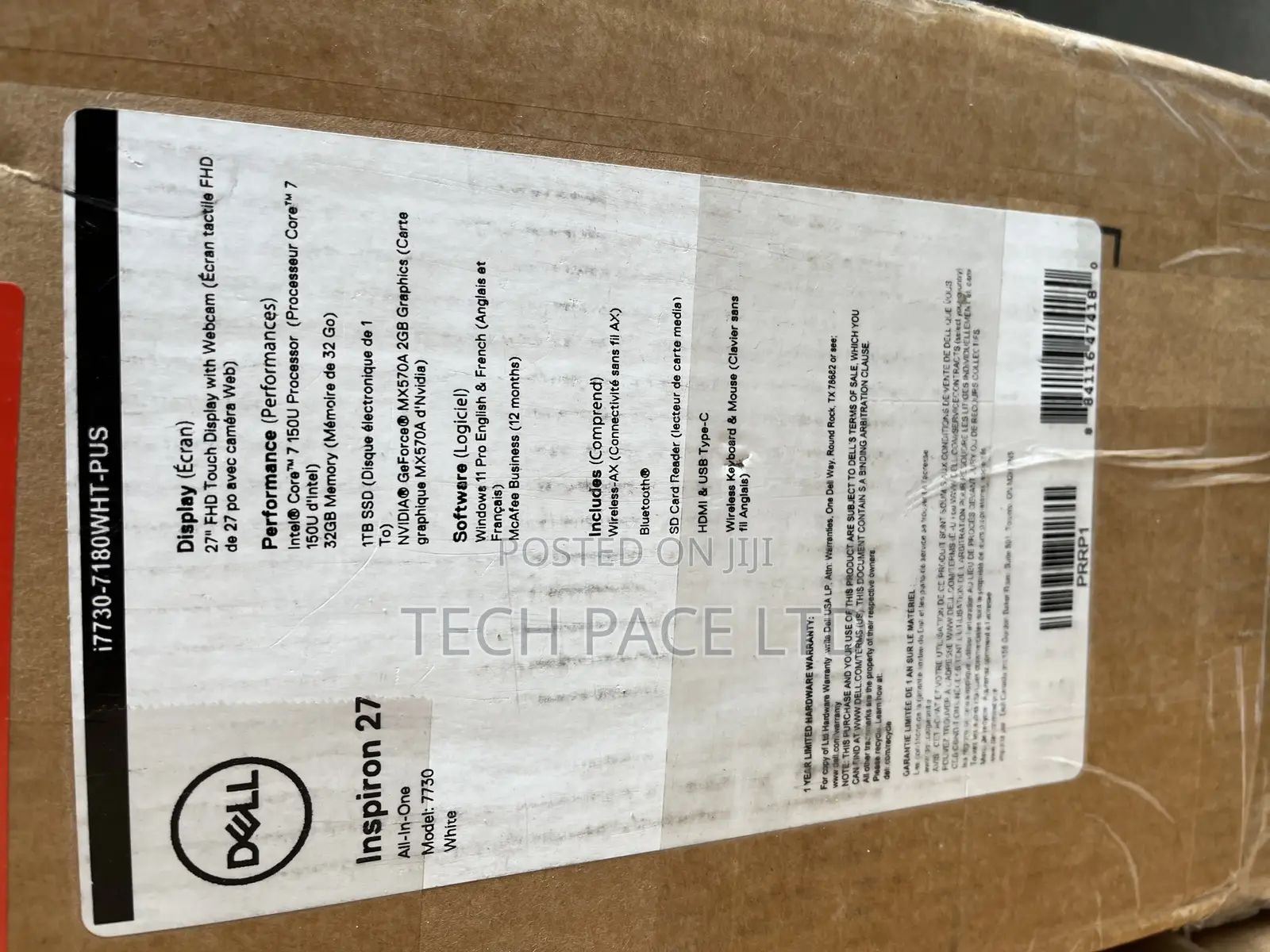 New Dell Inspiron 27 All-in-One 32GB Intel Core I7 SSD 1T