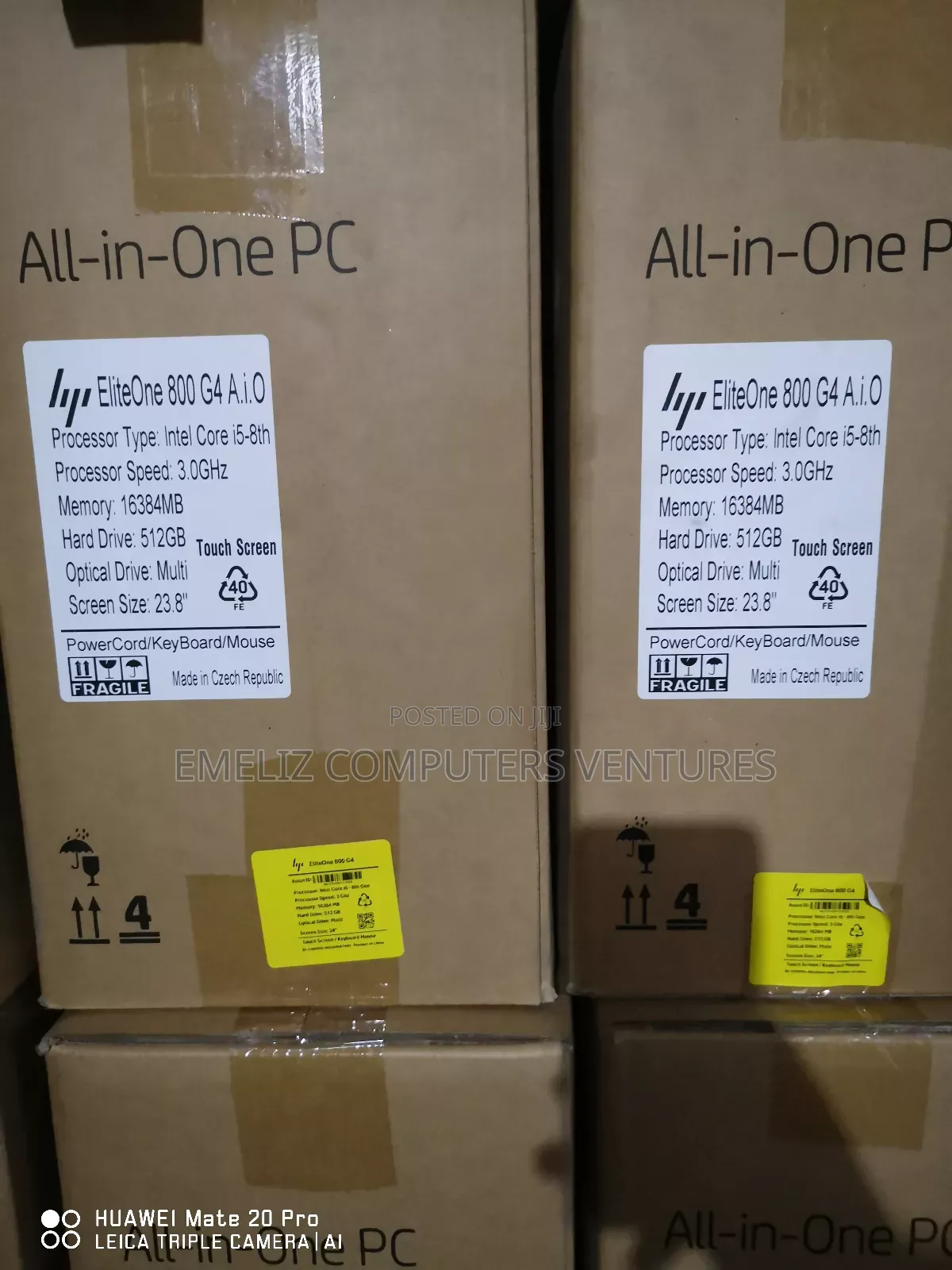 New Desktop Computer HP EliteDesk 800 G4 16GB Intel Core I5 SSD 512GB