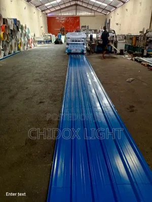 0.50 Long Span Aluminum Roofing Design Blue Color