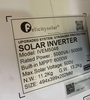 Felicity Solar Inverter 5kva 48v Ivem