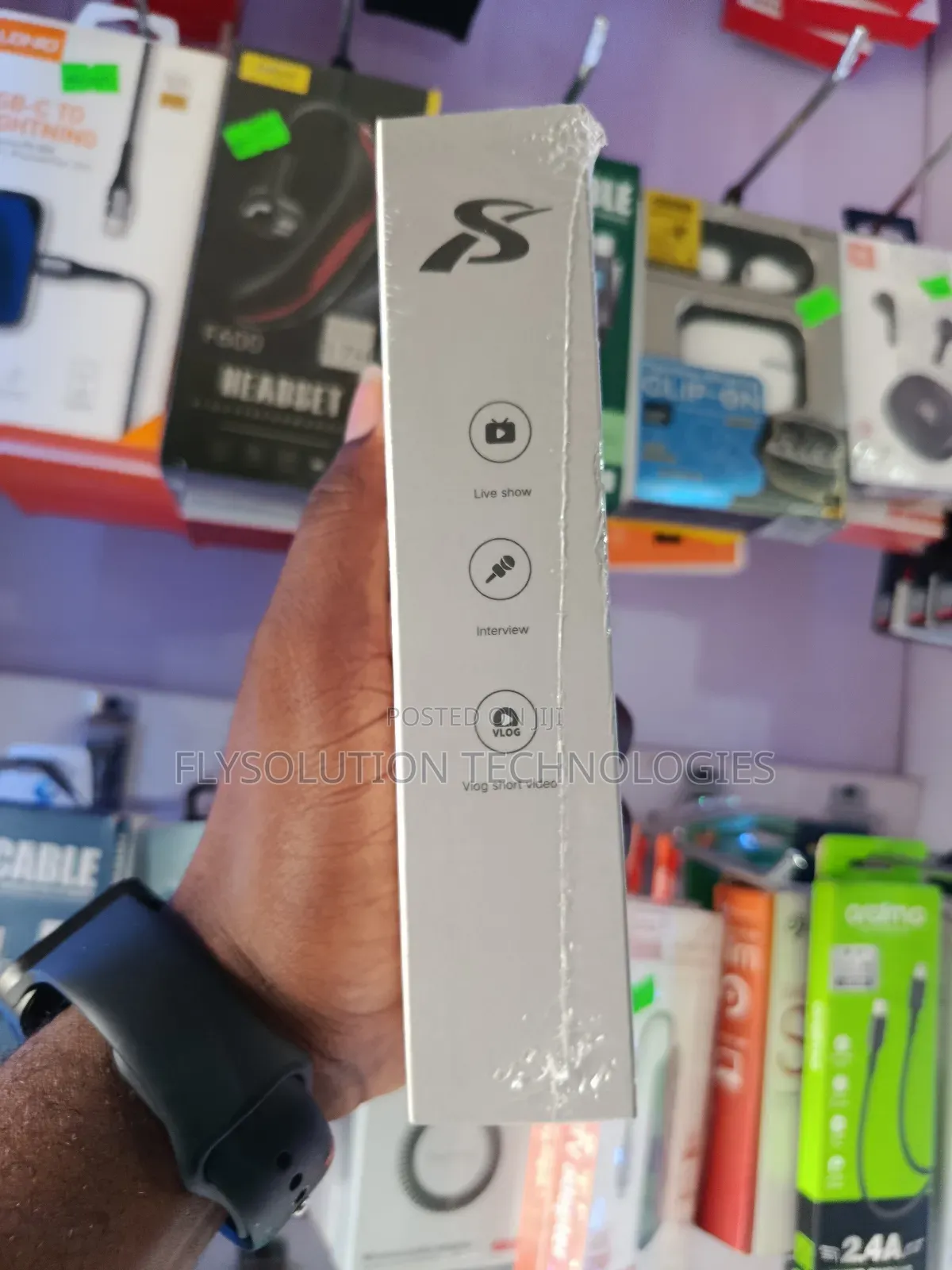 Sx31 Wireless Dual Microphone for iPhone Type C - 3.5mm